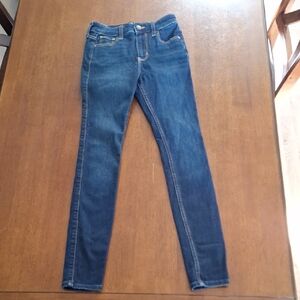 Hollister Super Skinny High-Rise  Medium Wash Jeans. Size 00